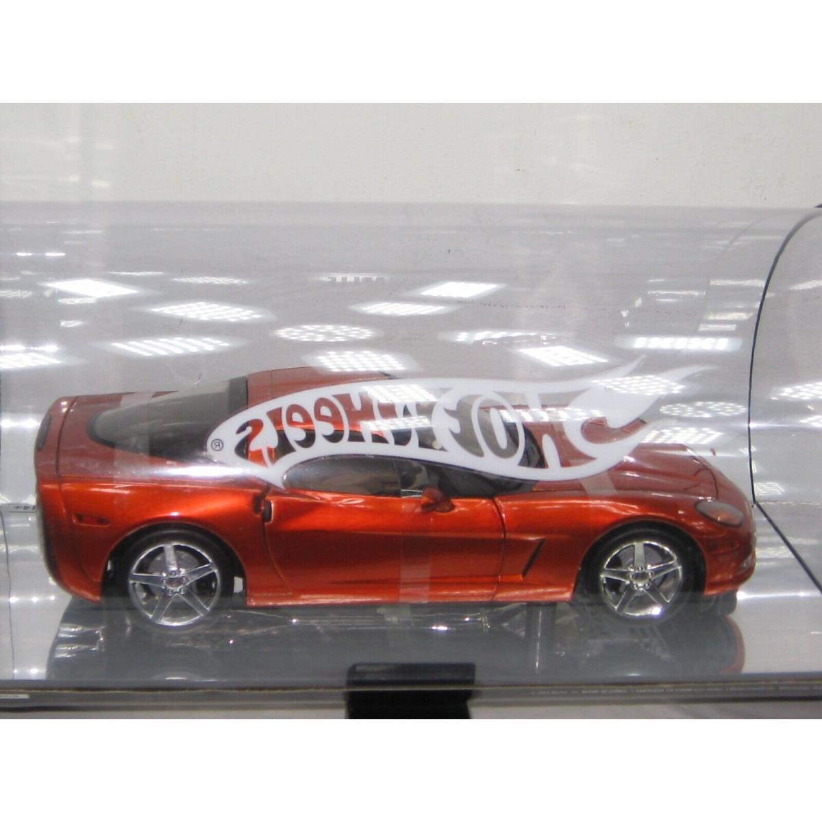 2005 Chevy Corvette C6 Custom Chrome Orange 1:18