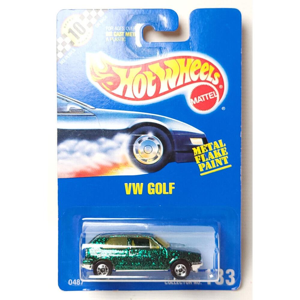 Hot Wheels VW Volkswagen Golf Metal Flake Green 183