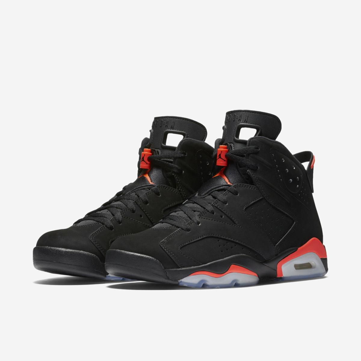 Air Jordan 6 Retro - Size 18 - 384664-023 Bred Infrared OG VI Reflective Red QS