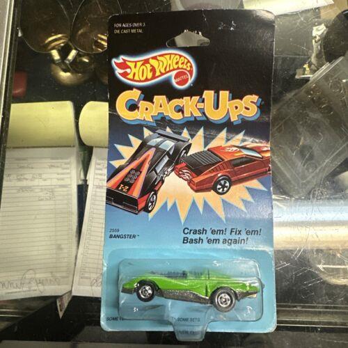 Vintage Hot Wheels Bangster Crack-ups Series 1986 Green 1:64 c