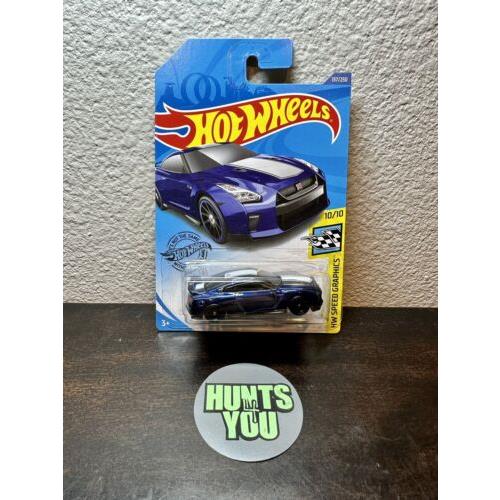 Hot Wheels Super Treasure Hunt `17 Nissan Gt-r R35 50th Anniv. Version Int. Card