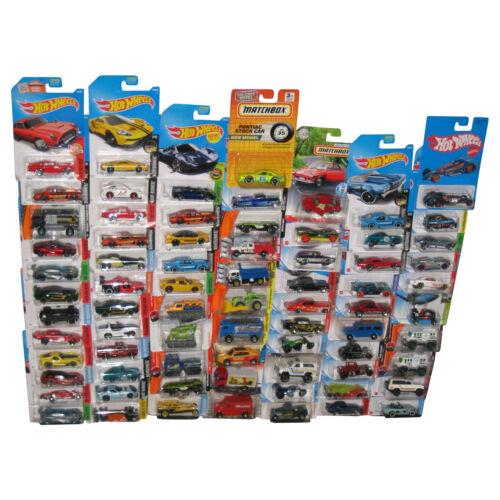 Matchbox and Hot Wheels Mattel Mixed Die Cast Toy Cars - Lot of 74 Cars