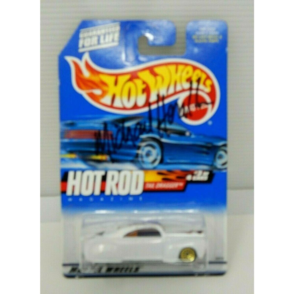 Hot Wheels Hot Rod Tail Dragger Signed By Michael Heralda
