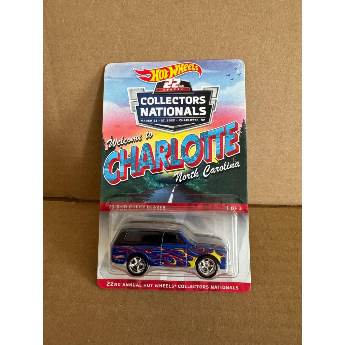 Hot Wheels 22nd Annual Collector`s Nationals `70 2WD Chevy Blazer A1