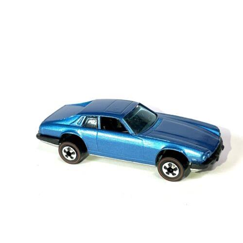 1979 Hot Wheels Jaguar Xjs Custom Painted Metallic Blue Pearl Redline