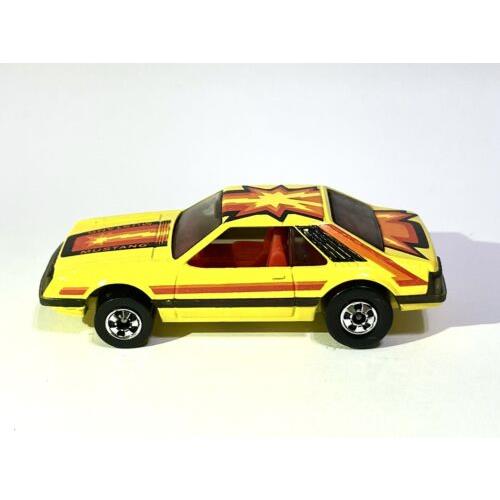 1979 Hot Wheels Hot Ones Yellow Turbo Mustang