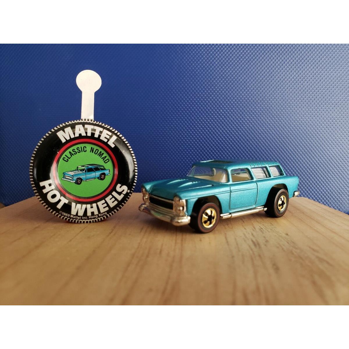 Hot Wheels Light Turquoise Blue Classic Nomad From Fao Schwarz Gold Series