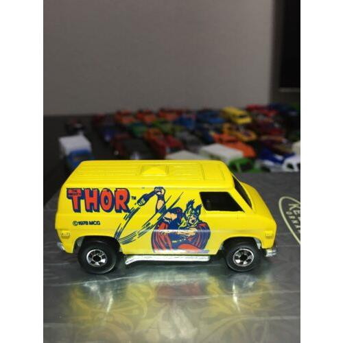 1977 Hot Wheels Thor Super Van The Heroes Mint Yellow