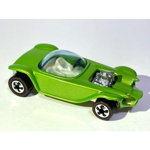 Custom Made - 1993 Hot Wheels Beatnik Bandit Redline - Candy Lime Green Pearl