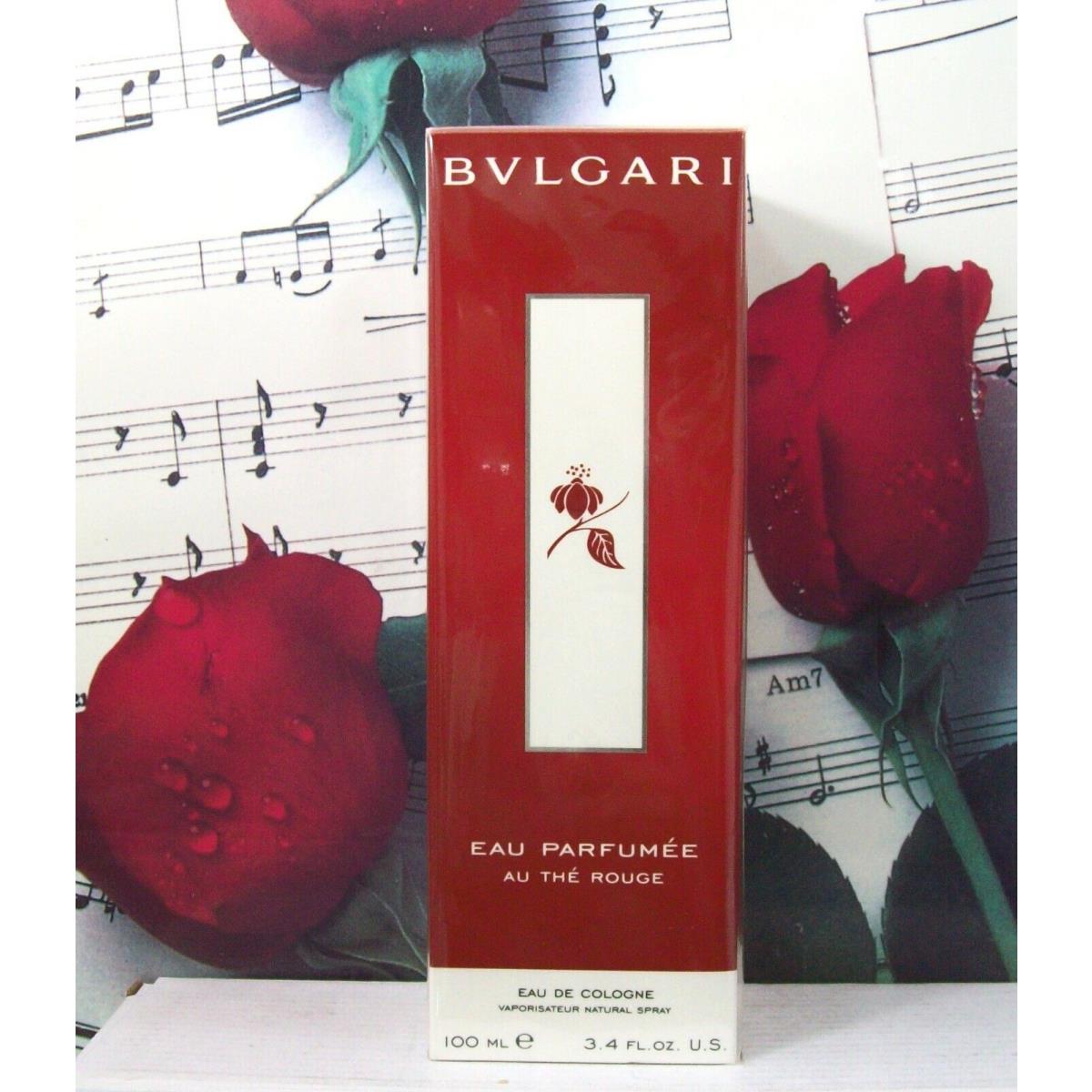 Bvlgari Eau Parfumee Au The Rouge Eau De Cologne Spray 3.4 Fl. Oz. Box