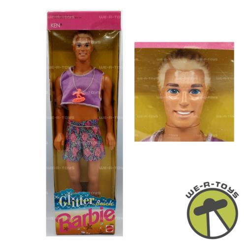 Barbie Glitter Beach Ken Doll Mattel 1992 No.4904 Nrfb