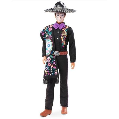 Barbie Signature Ken Dia De Los Muertos Day of The Dead Doll Mattel GXL26