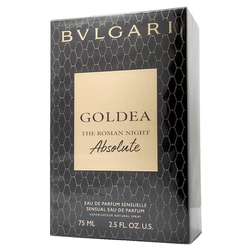 Bvlgari Goldea The Roman Night Absolute Eau DE Parfum Spray Women 2.5 Oz / 75 ml