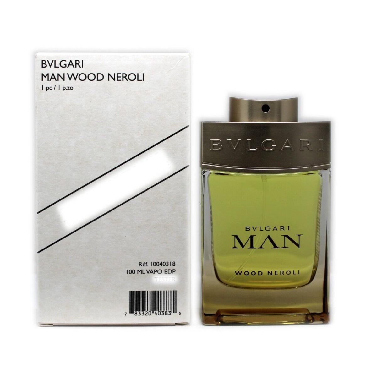 Bvlgari Man Wood Neroli Eau DE Parfum Spray 100 ML/3.4 Fl.oz. T