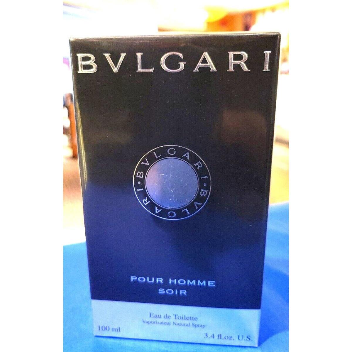 Soir Bvlgari Pour Homme Men Eau de Toilette Spray Box