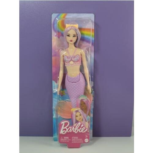 Barbie Mermaid Doll Purple Fantasy Hair 2023 HRR06 Nrfb