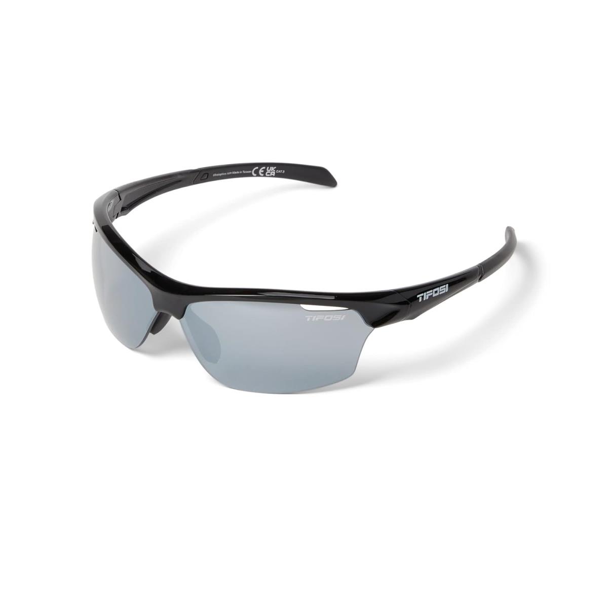Unisex Sunglasses Tifosi Optics Intense Glass Black Frame Smoke Lens