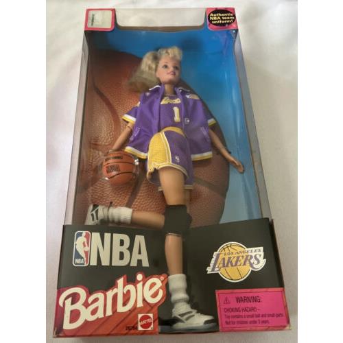 Nba LA Lakers 1998 Barbie Doll Mattel 20704