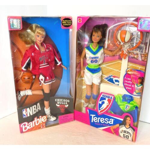 1998 Wnba Teresa Friend OF Barbie Basketball 1988 Nba Chicago Bulls