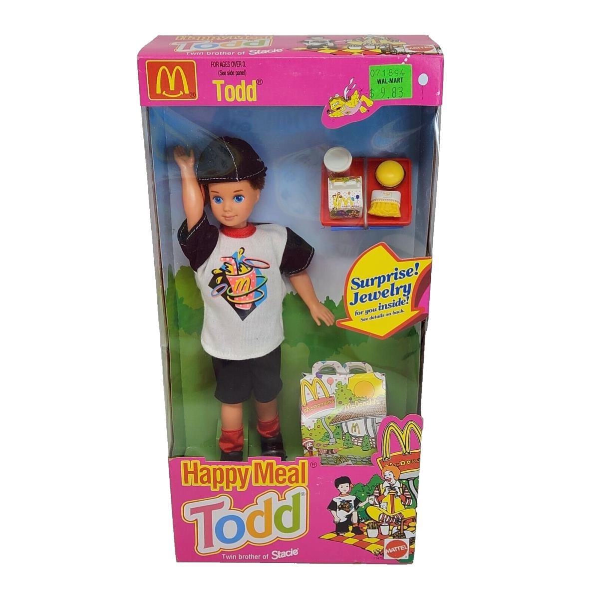 Vintage 1993 Barbie Mcdonald`s Happy Meal Todd Doll 11475 Mattel