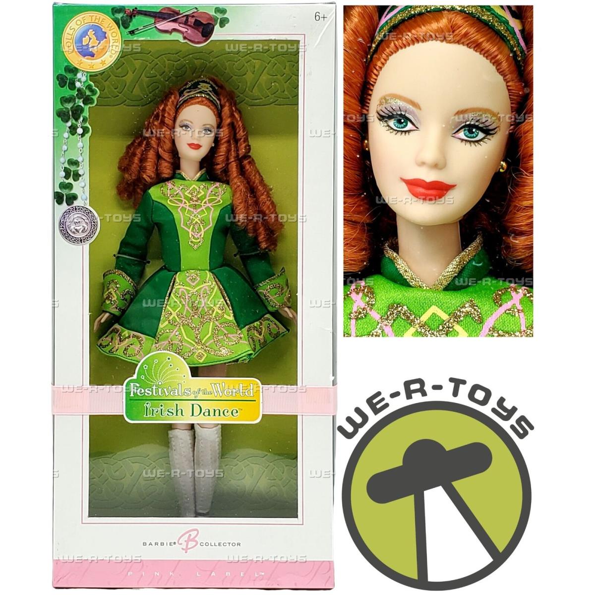 Irish Dance Festivals of The World Barbie Doll 2006 Mattel K7920