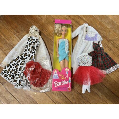 Fun To Dress Barbie Doll Vintage 1992 with Handmade Barbie Clothes Barbie Movie