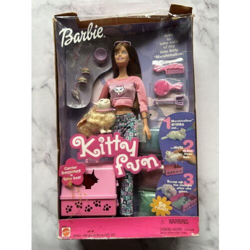 Vintage Mattel 2000 Kitty Fun Teresa Brunette Barbie Doll