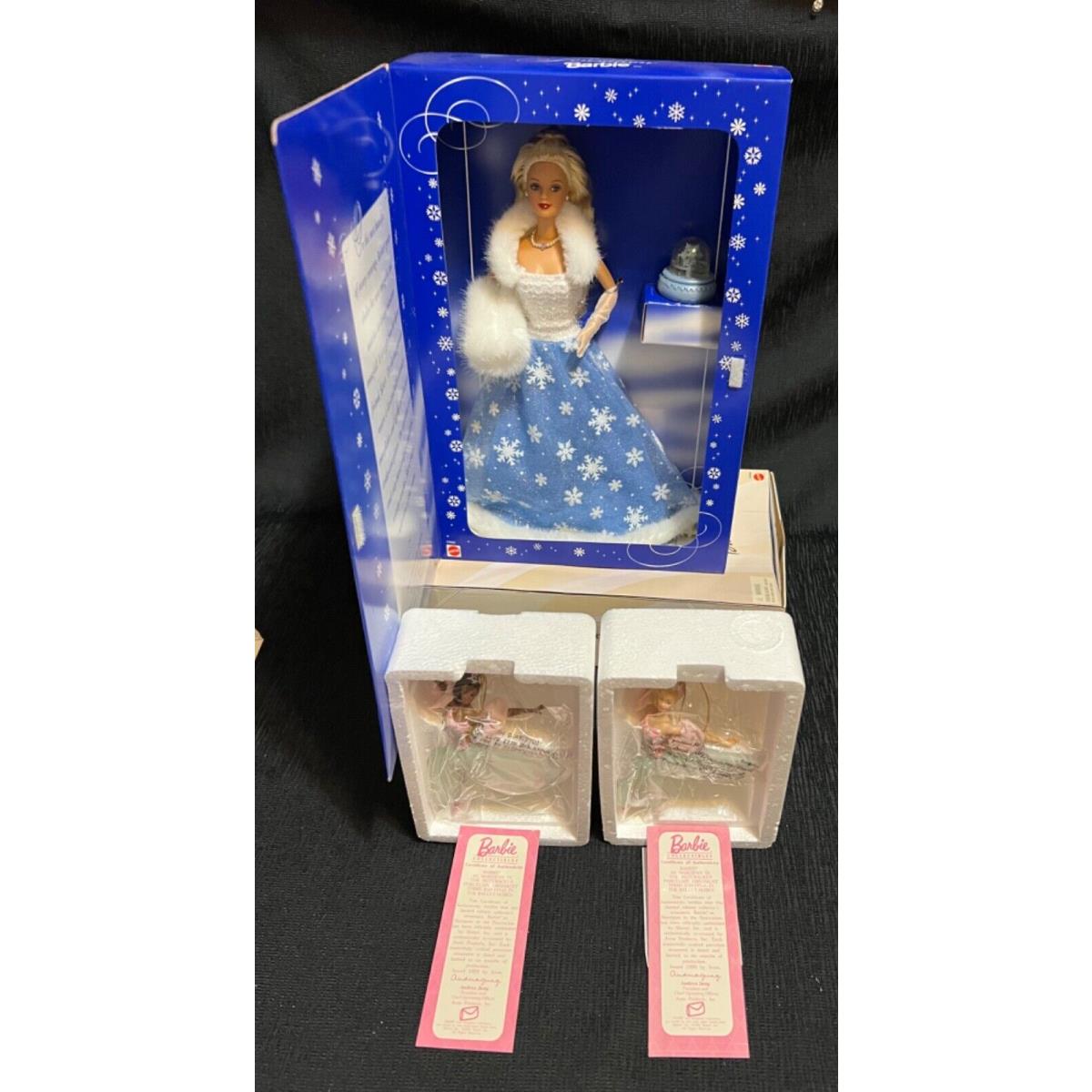 1999 Special Edition Snow Sensation Barbie + Barbie as Marzipan in Nutcracker