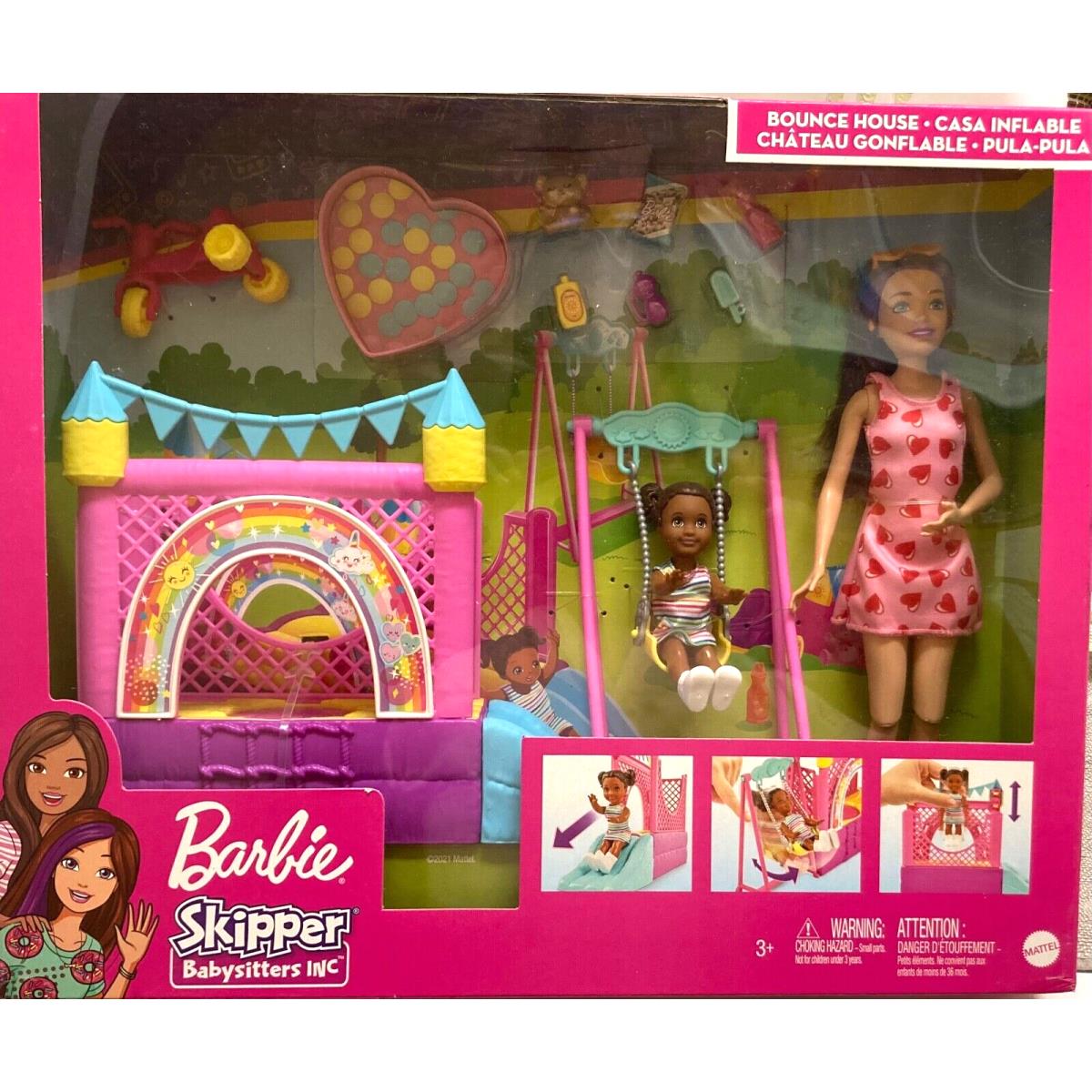 Mattel Barbie Skipper Babysitters Inc Skipper Doll Toddler Doll Playset Toy