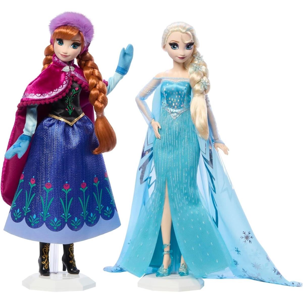 Mattel Disney Frozen Anna Elsa Dolls Celebrate 100 Years of Wonder in Shipperbox