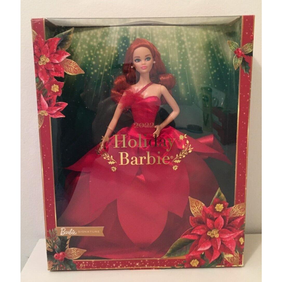 2022 Red Hair Holiday Barbie Signature Walmart Exclusive Mattel