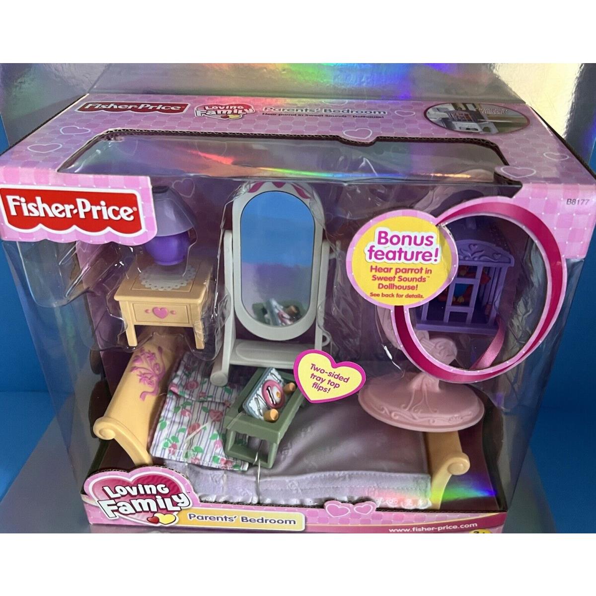 Fisher Price Loving Family Dollhouse Parents` Bedroom 2002