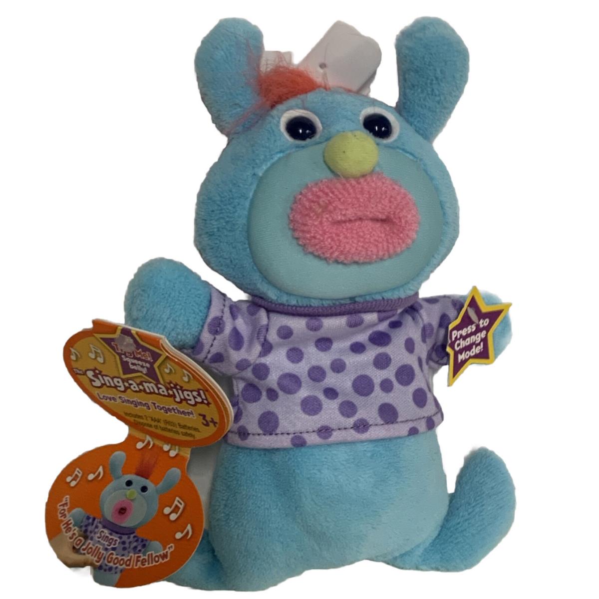 Sing-a-ma-jigs Blue Mattel Singamajig Plush Works Sings Singing