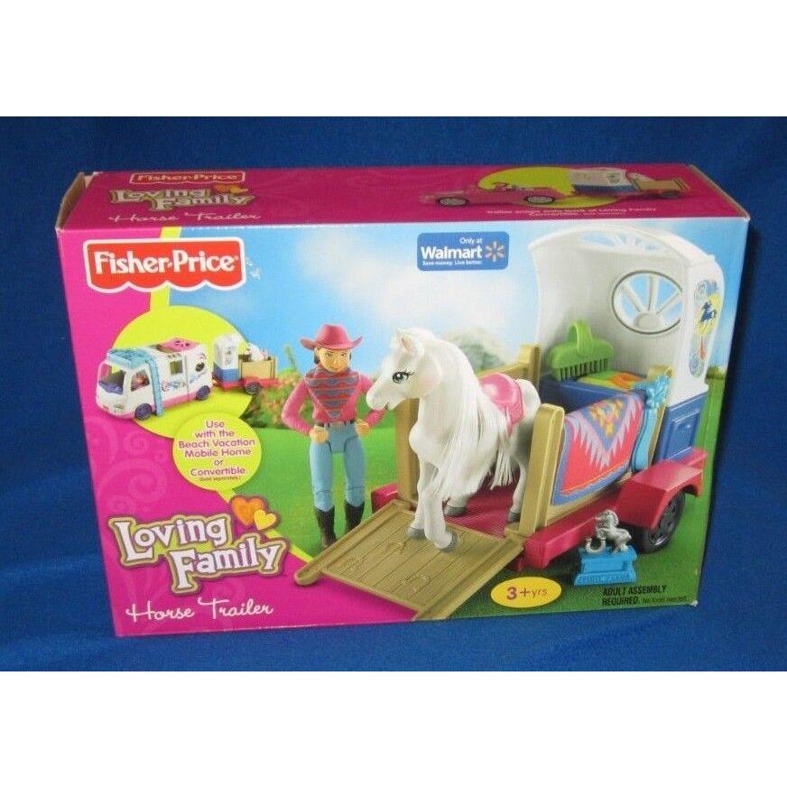 Vhtf Fisher Price Loving Family Horse Trailer Walmart Exclusive