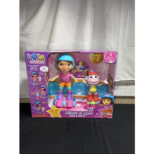 Dora The Explorer Skate and Spin Dora and Boots Fisher Price 2013