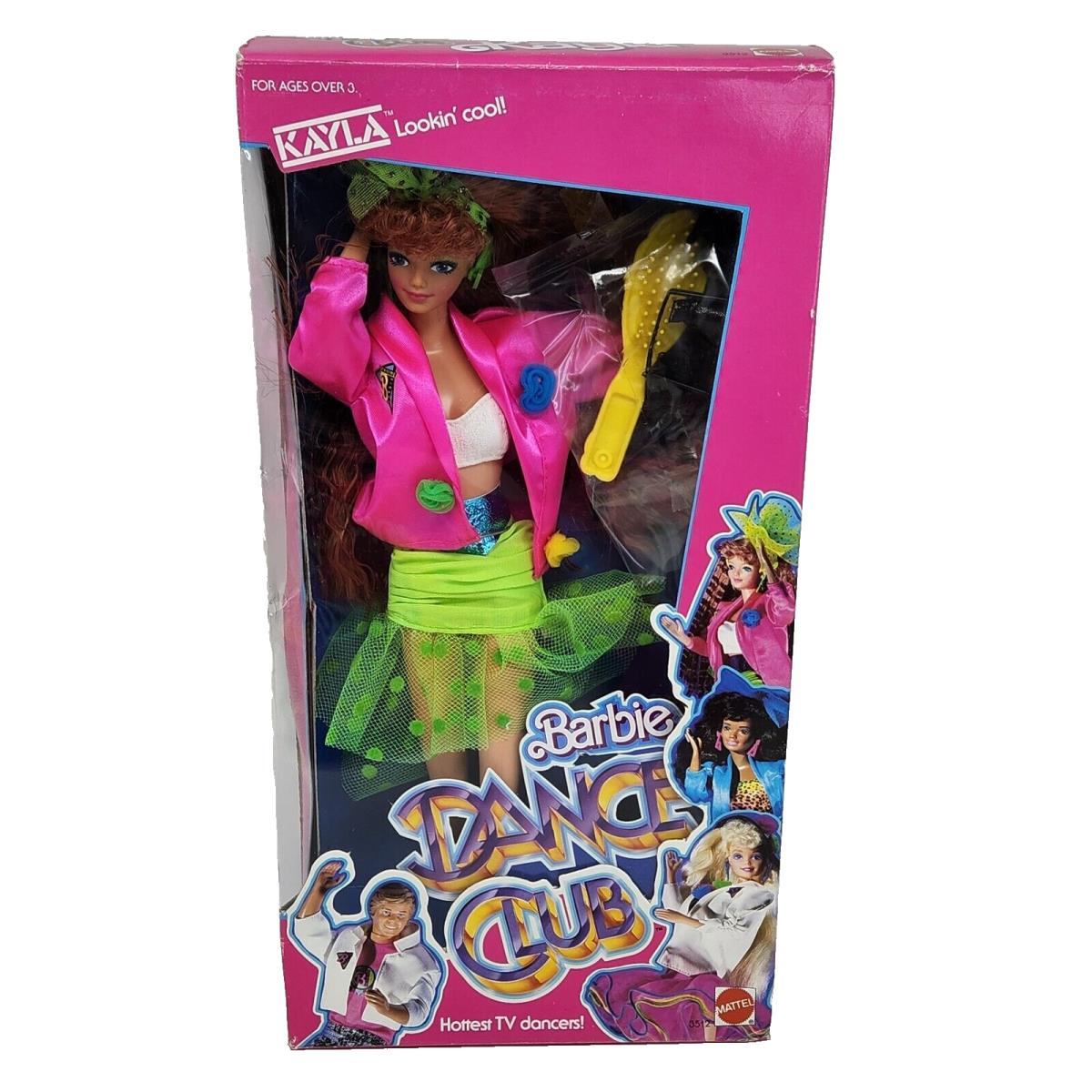 Vintage 1989 Kayla Lookin Cool Barbie Dance Club Doll 3512 Spots