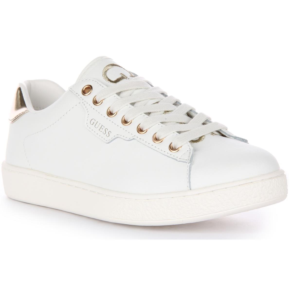 Guess Nolina Active Casual Lace Up Sneaker In White Size US 5 - 10