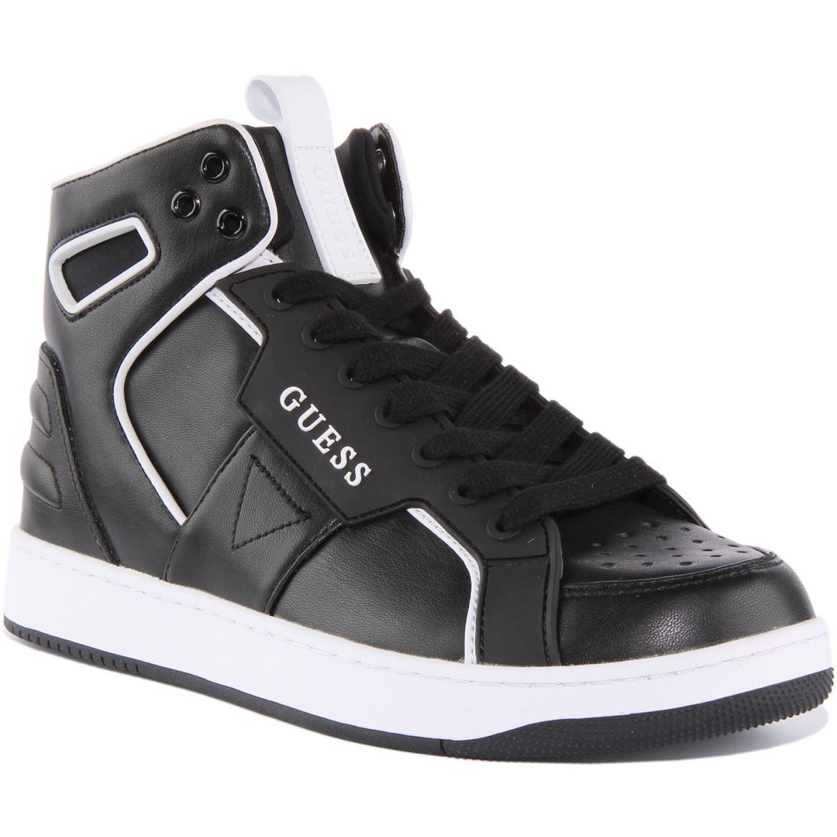 Guess Bianqa Fl7Bsqlea12 Womens High Top Sneakers In Black White Size US 5 - 11 BLACK WHITE