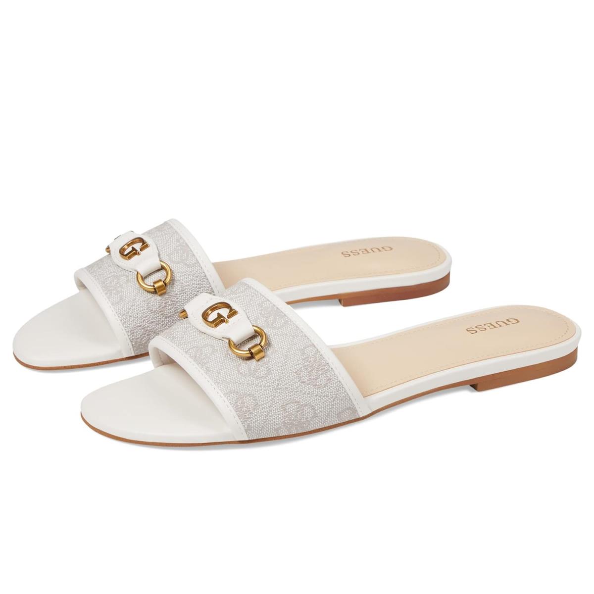 Woman`s Sandals Guess Hammi Ivory