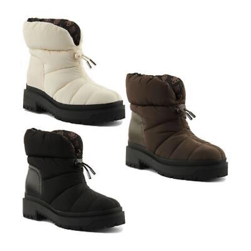 Guess Fl8Ledele10 Leeda Womens Padded Winter Ankle Boots Size US 5 - 11