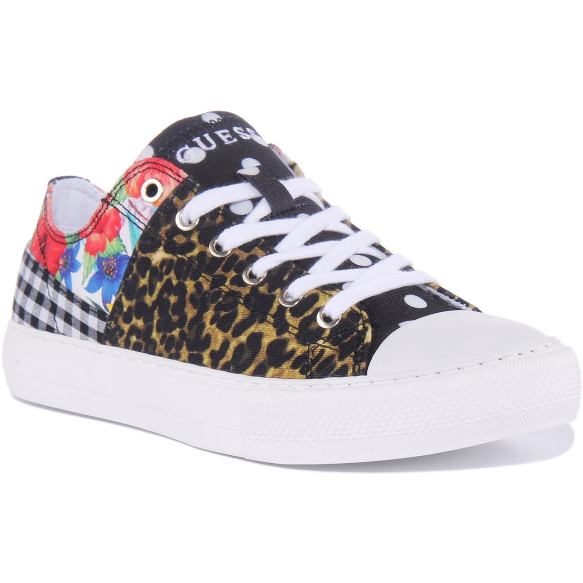 Guess Fl6P3Zfap12 Pranz3 Womens Lace Up Sneakers In Multi Colo Size US 5 - 11 MULTI COLO