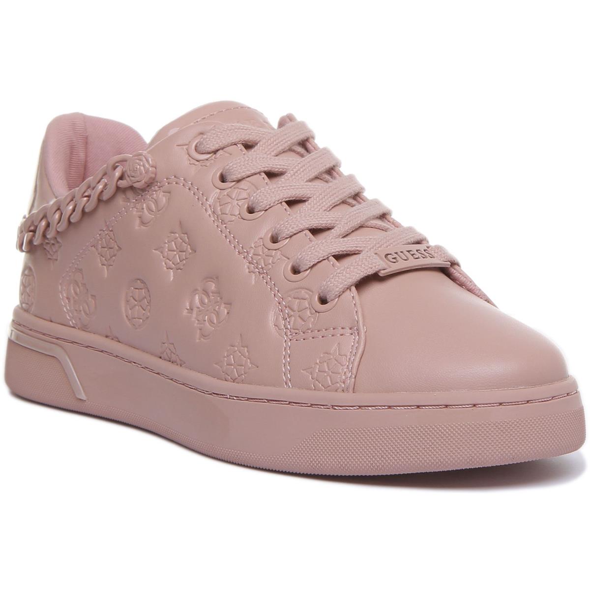 Guess Fl5Riyfal12 In Rose Riyan Active Lady Lace Up Trainer Size US 5 - 11 ROSE