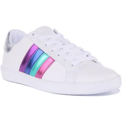 Guess Fl6Jbblea12 Jacobb2 Womens Athletic Sneakers In White Size US 5 - 11
