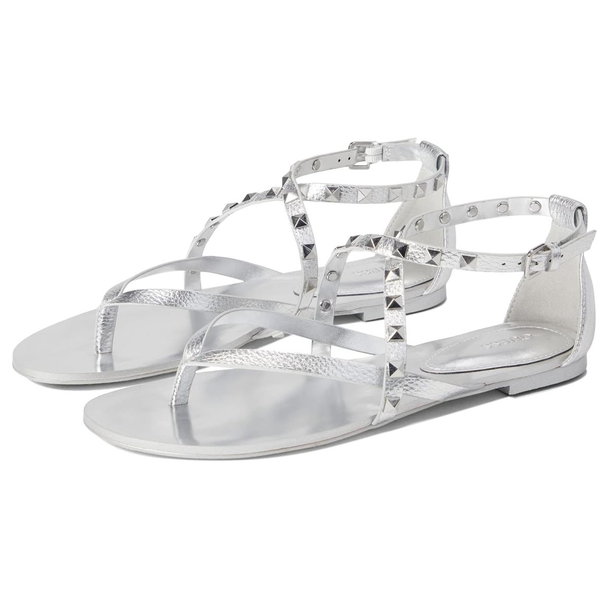 Woman`s Sandals Guess Nizana Silver