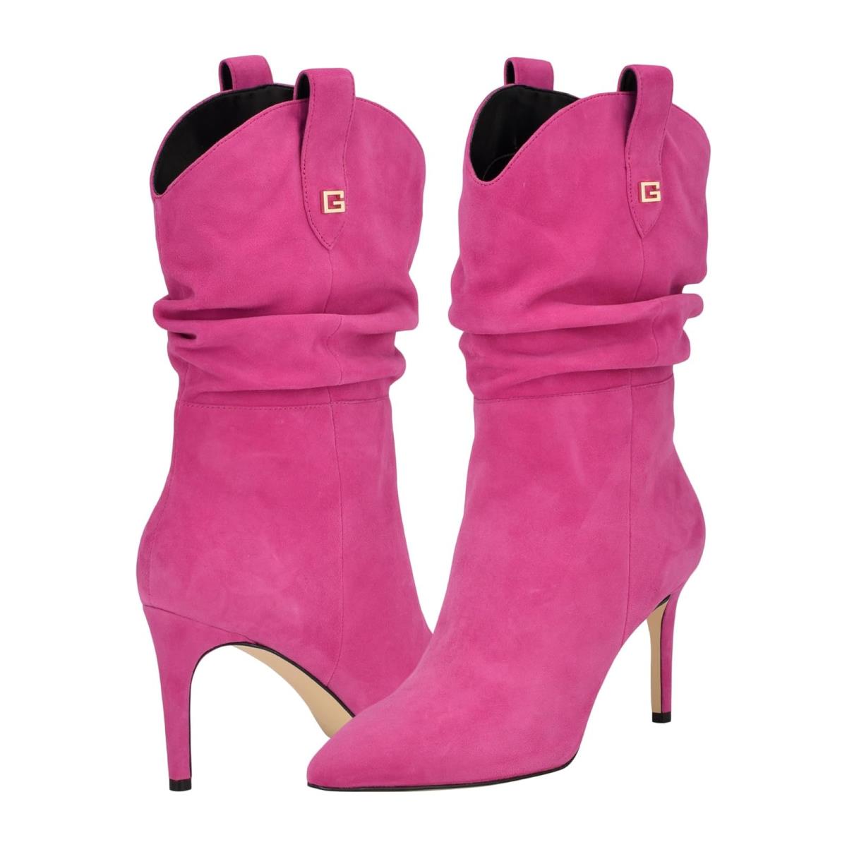 Woman`s Boots Guess Benisa Pink Suede