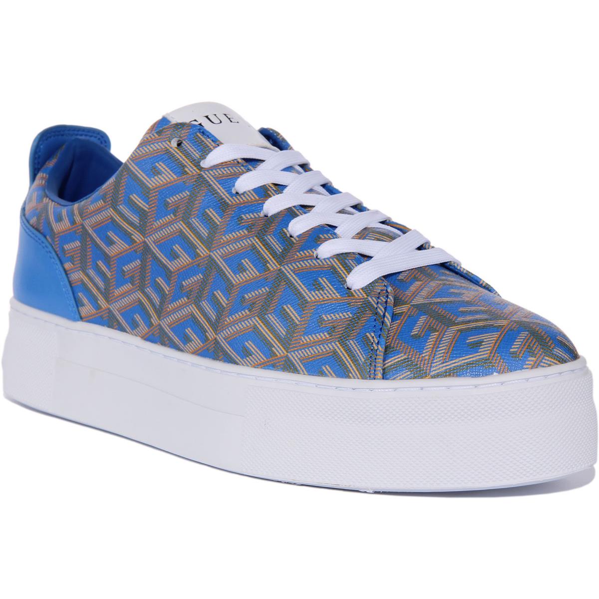 Guess Fl5Gaafal12 Giaa Women G Cube Logo Athletic Sneaker In Blue US Size 5 - 10 BLUE