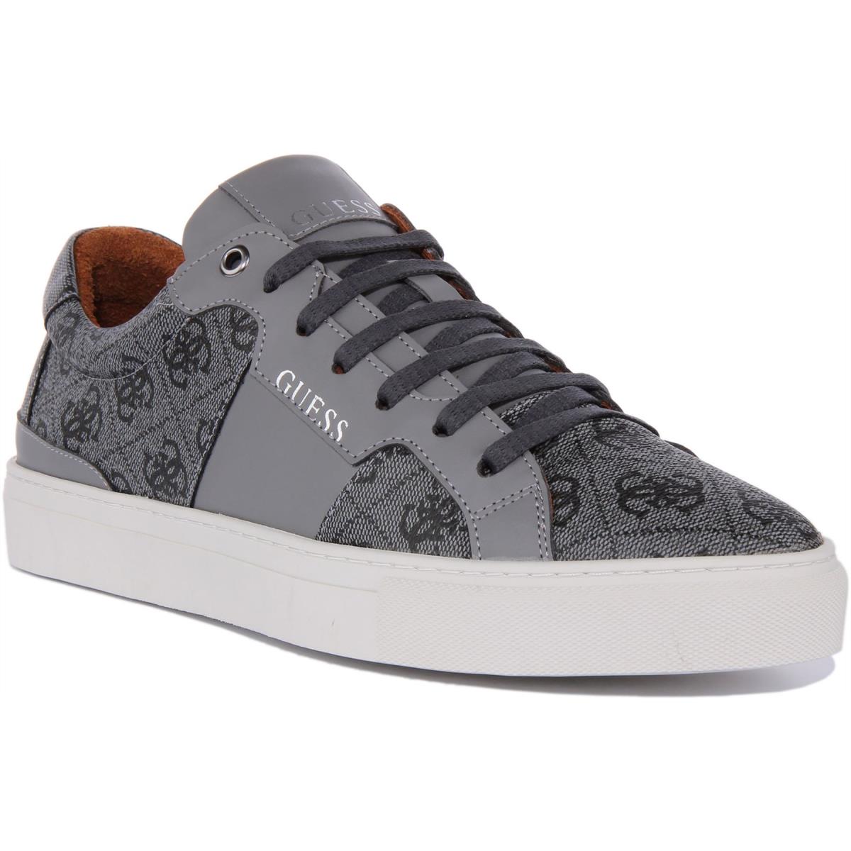 Guess Fm8Ralfal12 Ravenna Mens Lace Up Low Cut Sneaker In Coal Size US 7 - 12 COAL