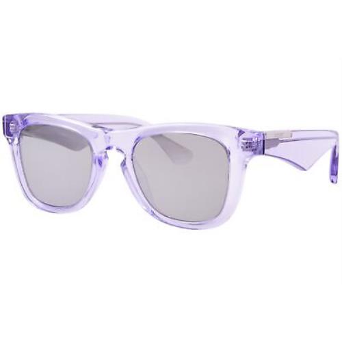 Burberry BE4426 40956G Sunglasses Men`s Violet/light Grey Mirror Silver 50mm