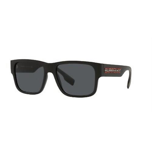 Burberry Sunglasses BE4358 346487 57mm Matte Black / Dark Grey Lens