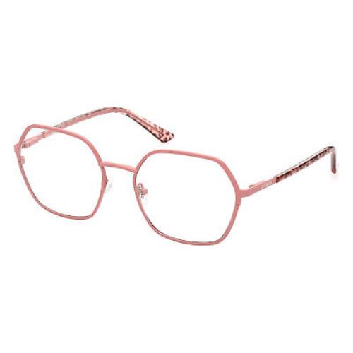 Guess GU2912-073-55 Matte Pink Eyeglasses